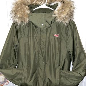 Hollister Sherpa Winter Jacket